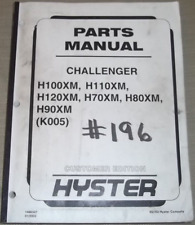 MANUAL DE PEÇAS DE EMPILHADEIRA HYSTER H70XM H80XM H90XM H100XM H110XM H120XM (K005), usado comprar usado  Enviando para Brazil