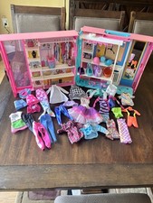 Armário giratório Barbie Dream 12" de altura com acessórios e roupas espelhadas comprar usado  Enviando para Brazil
