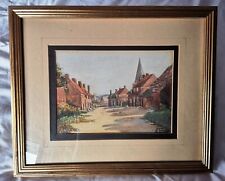 Pair framed watercolour for sale  HITCHIN
