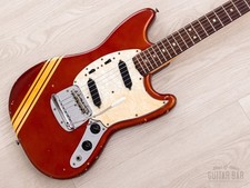 1974 Fender Competition Mustang Vintage Guitarra Competição Vermelha comprar usado  Enviando para Brazil