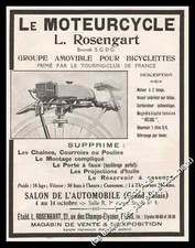 Publicité vélomoteur rosenga d'occasion  Villeneuve-l'Archevêque