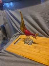 Murano glass cockerel for sale  CHALFONT ST. GILES