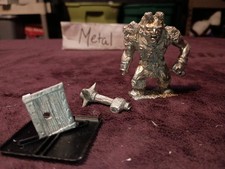 Usado, Raro Vintage Dungeons & Dragons Metal Miniatura D&D Mini Monster Attacking Ogre comprar usado Usado, Raro Vintage Dungeons & Dragons Metal Miniatura D&D Mini Monster Attacking Ogre comprar usado  Enviando para Brazil