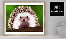 Wild hedgehog artwork for sale  TORQUAY