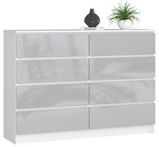 AKORD KOMODA K140 8SZ CLP METALIK POŁYSK, używany na sprzedaż  PL