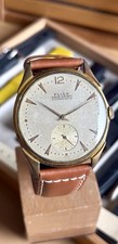 Reloj FLICA 40mm Jumbo Plaqué Gold Vintage 1950 Watch , usado comprar usado  Enviando para Brazil