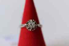 Bague solitaire blanc d'occasion  Saint-Trojan-les-Bains