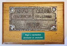 Plaque fret sncf d'occasion  Villeneuve-d'Ascq-
