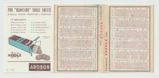 Calendarietto nestle 1954 usato  Varese