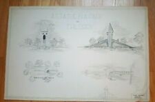 Original architectural renderi for sale  Rockville