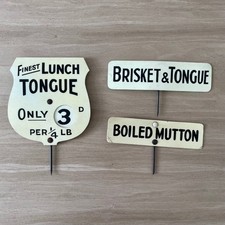 Set vintage butcher for sale  LEICESTER