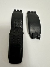 Pulseira de couro preta OEM danificada para relógio Oakley Minute Machine. Alça Oakley comprar usado  Enviando para Brazil
