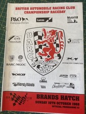 Race programme october for sale  FAREHAM