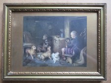 Antique gilded picture for sale  SAXMUNDHAM