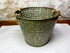Vintage galvanized olive for sale  Maplewood