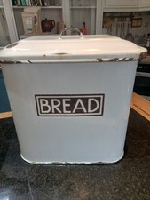 Vintage enamel bread for sale  WEYMOUTH
