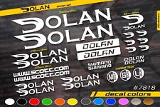 Conjunto de adesivos de bicicleta DOLAN. Todas as cores (especifique a cor nos comentários do pedido), usado comprar usado  Enviando para Brazil