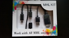 Kit de cable HDTV adaptador micro USB a HDMI MHL de 6 pies para Android Samsung Galaxy HTC segunda mano  Embacar hacia Argentina