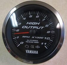 Usado, Tacômetro Beede Yamaha Jet Boat 11K RPM alta saída com luzes de aviso de motor comprar usado  Enviando para Brazil