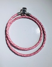 pandora pink leather bracelet for sale  BRIERLEY HILL