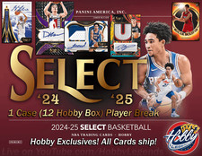 Anton Watson BOS 24/25 Panini SELECT 1 Estojo (12 Hobby Box) Player Break#8, usado comprar usado  Enviando para Brazil