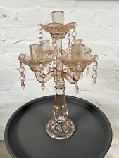 Vintage pink crystal for sale  HORSHAM