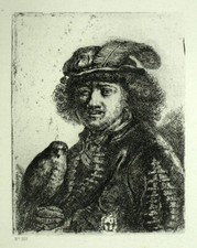 Rembrandt faucon fauconnerie d'occasion  France