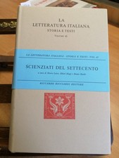 Letteratura italiana scienziat usato  Vaiano Cremasco