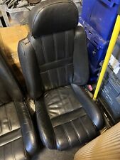 Black leather seats for sale  PONTYPOOL