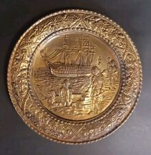 Vtg brass embossed for sale  Brownstown