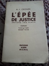Livre épée justice d'occasion  Rochefort