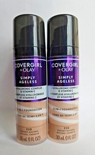 COVERGIRL+OLAY Base Líquida Simply Ageless 220 CREMOSA NATURAL, LOTE de DOIS comprar usado  Enviando para Brazil