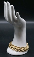 Bracciale trifari foglia usato  Castelnuovo Don Bosco