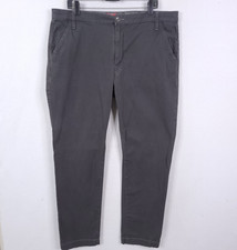 Calça masculina Robert Graham 38x30 cinza Layton Kipling chino sob medida perna reta comprar usado  Enviando para Brazil