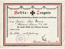 Besitz zeugnis zum gebraucht kaufen  Lehre