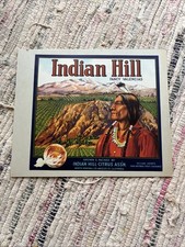 Original sunkist indian for sale  Nevada City