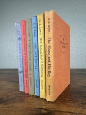 THE CHRONICLES OF NARNIA BY C.S. LEWIS - 1ST ED SET 6/7 VOLUMES - GOOD COND. comprar usado  Enviando para Brazil