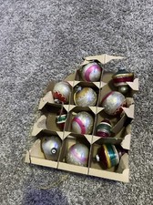 12 piezas Árbol de Navidad Adornos Colgantes Artesanía Decoración Festival Fiesta Bolas segunda mano  Embacar hacia Mexico