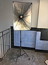 softbox kit de iluminación de estudio 3 luces y trípodes segunda mano  Embacar hacia Mexico