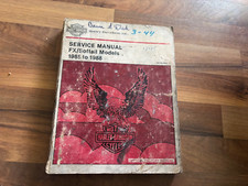 1985-1988 HARLEY DAVIDSON FX SOFTAIL Manual de Serviço_FXST/C_FXWG_FXSB_FXEF_FLST comprar usado  Enviando para Brazil