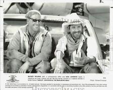 Usado, 1991 Press Photo Mickey Rourke & Don Johnson em "Harley Davidson & Marlboro Man" comprar usado  Enviando para Brazil