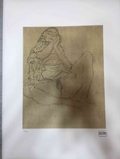 Litografia Gustav Klimt off set cm 50x70 assinatura na placa com certificado comprar usado  Enviando para Brazil