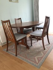 Oval teak dinning for sale  ORPINGTON