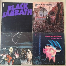 Black Sabbath Vinyl Records Paranoid Master of Reality Live Evil Self Title OZZY, usado comprar usado  Enviando para Brazil