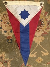 Vintage Barco Iate Clube Bandeira Náutica Rara com Estrela Azul de David comprar usado  Enviando para Brazil