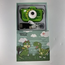 Câmera digital infantil dinossauro 1080P HD lente dupla capa protetora cartão SD 32G comprar usado  Enviando para Brazil