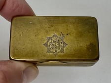 Antique brass snuff for sale  Portland