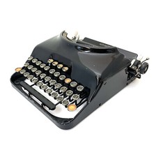 Escasso 1935 Remington 3B Máquina de Escrever Funcionando Art Deco Portátil Antigo Clássico Preto comprar usado  Enviando para Brazil