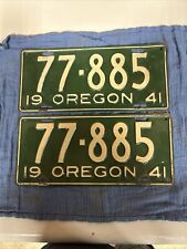 plates oregon license 1941 for sale plates oregon license 1941 for sale Stayton