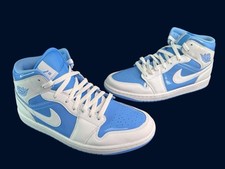 Nike Air Jordan 1 Mid SE White Legend Blue FZ2142-114 Men's Sz 10.5 *NO INSOLES*, używany na sprzedaż  Wysyłka do Poland